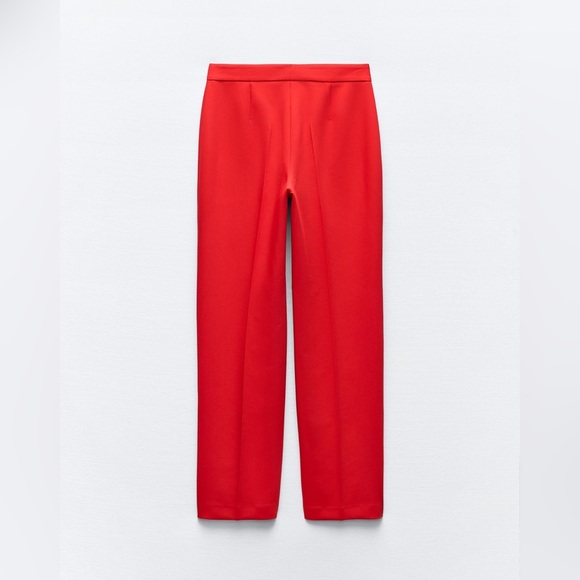 ZARA LINED BUTTON VEST + STRAIGHT LEG PANTS WITH SLIT SET - Picture 14 of 17